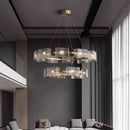 Axyaa Modern Stair Chandelier Pendant Lamp for Living Room, Interior Lighting