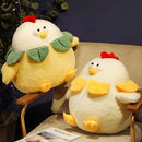 Axyaa Cute Little White Chicken Plush Doll Pillow