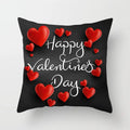 Axyaa Love Heart Cushion Cover for Living Room Sofa Valentine's Day Home Decor