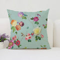Axyaa Mulberry Floral Cushion Cover - European & American Style Luxury Room Decor