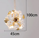 Axyaa Modern Pendant Chandeliers Staircase LED Lighting for Living Room