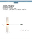 Axyaa Modern Glass Wall Sconce for Living Room Lighting