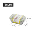 Axyaa Stainless Steel Fresh-keeping Lunch Box with Leak Proof Lid