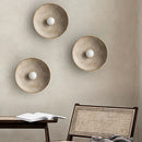 Axyaa Glass Ball Wall Lamp Wooden Bedroom Living Room Indoor Decor Lighting