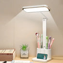 Axyaa LED Desk Lamp: Dimmable Touch Night Light, USB Rechargeable, Eye Protection, Foldable
