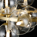 Axyaa Glass LED Pendant Chandelier Light for Living Room and Dining Room