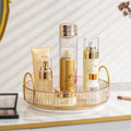Axyaa Rotating Makeup Organizer Shelf - 360 Spinning Cosmetic Storage Vanity Holder