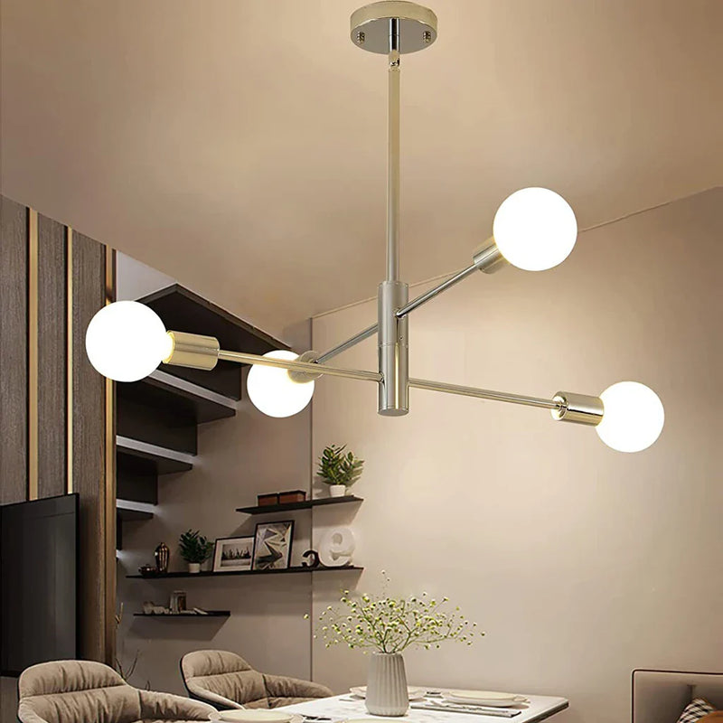 Axyaa Satellite Chandelier - 8-Light Modern Ceiling Fixture