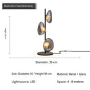 Axyaa Luxury Glass Floor Lamp for Elegant Living Space