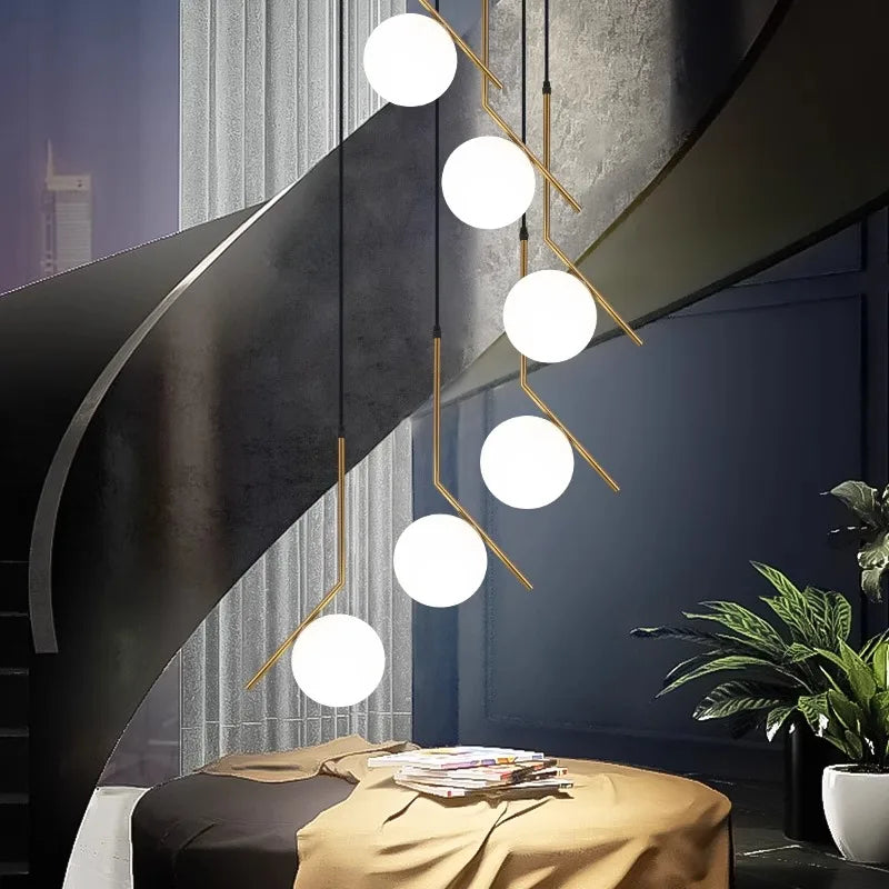 Axyaa Modern LED Ceiling Lamp Chandelier for Bedroom and Dining Room