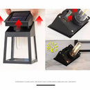Axyaa Solar Wall Light Outdoor Waterproof Pathway Fence Lamp Yard Decoration