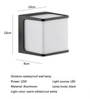Axyaa Nordic Style LED Wall Light 12w - Energy Efficient Outdoor/Indoor Lamp for Living Room, Porch, Garden