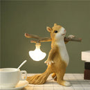 Axya Squirrel Resin Table Lamp - Nordic Designer Living Room Decor
