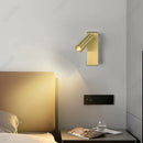 Axyaa Rotatable 3W Warm LED Wall Lamp for Bedroom, Living Room, and Corridor