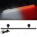Axyaa Car Strobe Lights 96LED Flashing Windshield Bar in Red Blue Amber White Green