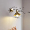 Axyaa Copper LED Wall Light: Modern Nordic Lamp for Dining, Bathroom, Bedroom