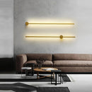 Axyaa Modern LED Wall Lamp for Home Decor - Gold Black