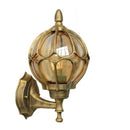 Axyaa Farmhouse Barn Light with Globe Glass Shade Wall Lantern