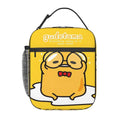Axyaa Gudetama Cartoon Eggs Insulated Lunch Bag Eco-Friendly Thermal Cooler