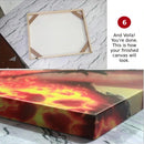 Axyaa Wooden DIY Canvas Painting Frame for Home Decor