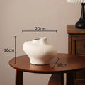 Axyaa Coarse Pottery Vase: Aesthetic Room Decor for Flowers, Plant Pot or Ornaments