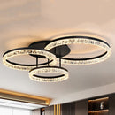 Axyaa Smart LED Ceiling Light for Nordic Home Decoration & Bedroom, Dimmable Indoor Lighting