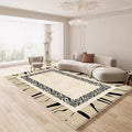 Axyaa Plush Soft Fluffy Modern Style Living Room Bedroom Carpet Rug