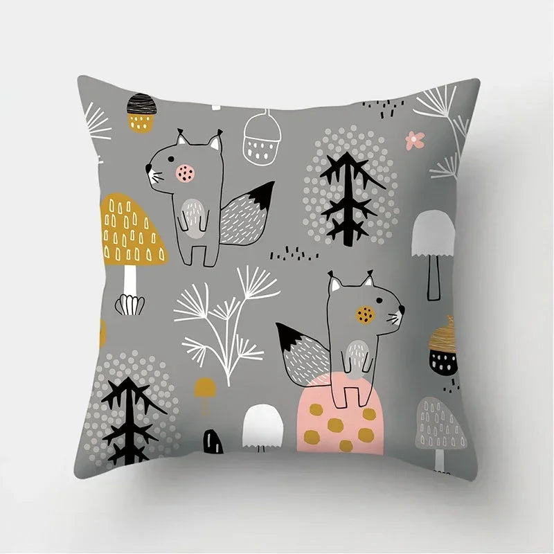 Axyaa Decorative Cushions Pillowcase - Soft Polyester Throw Pillow Cover for Sofa Décor