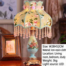 Axyaa European Table Lamp LED Originality Luxurious Living Room Bedroom Study Bedside Light