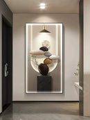 Axyaa Crystal Painting Porcelain LED Wall Lamp for Home Décor