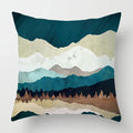 Axyaa Nordic Moon Metal Painting Pillowcase for Home Sofa Decor - 40*40 & 60*60