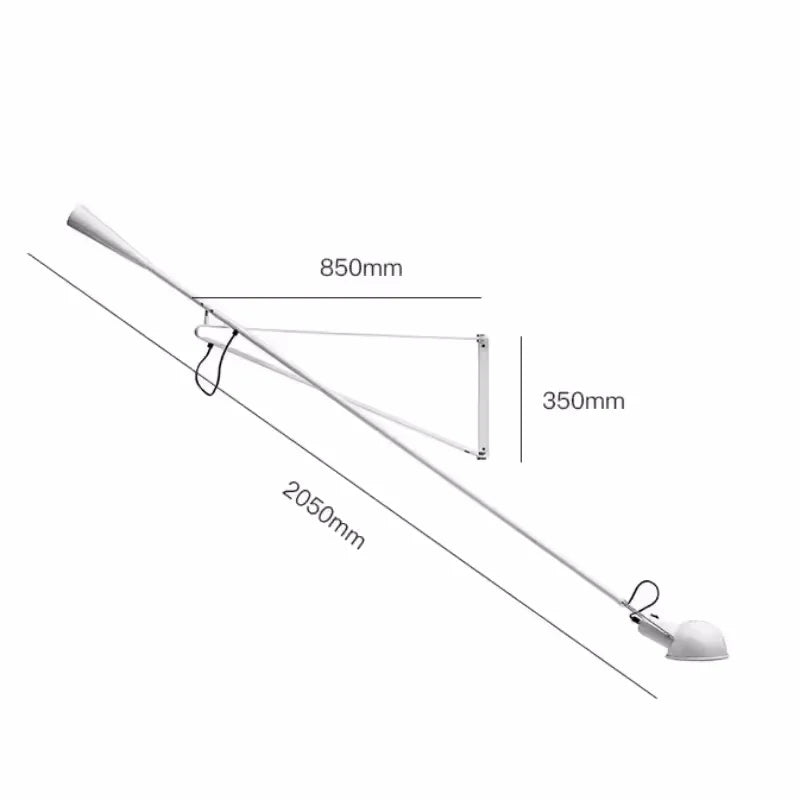 Axyaa Rotatable LED Wall Lamp for Bedroom & Living Room Lighting