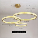 Axyaa Acrylic Pendant Chandelier: Modern, Elegant, Adjustable Ceiling Light