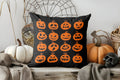 Axyaa Pumpkin Pattern Throw Pillow Cover for Sofa Bedroom Car