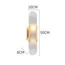 Axyaa Nordic Marble LED Wall Sconce Indoor Stair Light Modern Luminaria