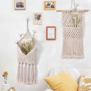 Axyaa Handwoven Nordic Boho Wall Organizer - Stylish Storage Net & Decor