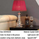 Axyaa Crystal Table Lamp for Luxurious Living Room, Bedroom & Study