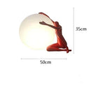 Axyaa Humanoid LED Table Lamp, Modern Floor Lighting for Bedroom and Living Room