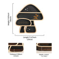 Axyaa Wooden Mushroom Wall Hanging Decoration and Storage Shelf