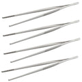 Axyaa Stainless Steel Kitchen Tweezers Set for BBQ Cooking and Bartending