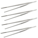 Axyaa Stainless Steel Kitchen Tweezers Set for BBQ Cooking and Bartending