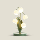 Axyaa Modern Elegant LED Flower Table Lamp & Wall Light for Bedroom Night Reading