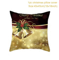 Axyaa Christmas Cushion Cover 2022: Merry Decorations, Navidad, Noel, Xmas Gifts, Happy New Year 2023