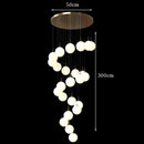 Axyaa LED Pendant Chandeliers for Modern Living and Dining Rooms