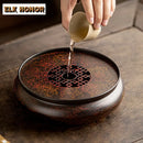 Axyaa Retro Iron Paint Gaiwan Tea Tray Coasters Set