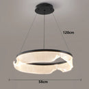 Axyaa Modern Home Decor LED Pendant Light Chandeliers for Living Room Dining Room