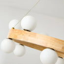 Axyaa Glass Ball LED Chandelier for Modern Decor Lighting