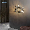 Axyaa Silver Chrome Pendant Light for Stylish Living Spaces
