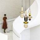 Axyaa Nordic Glass Chandelier: Stylish and Colorful Lighting for Home and Business