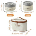 Axyaa Stainless Steel Insulated Round Lunch Box with Keep Warm Food Jar